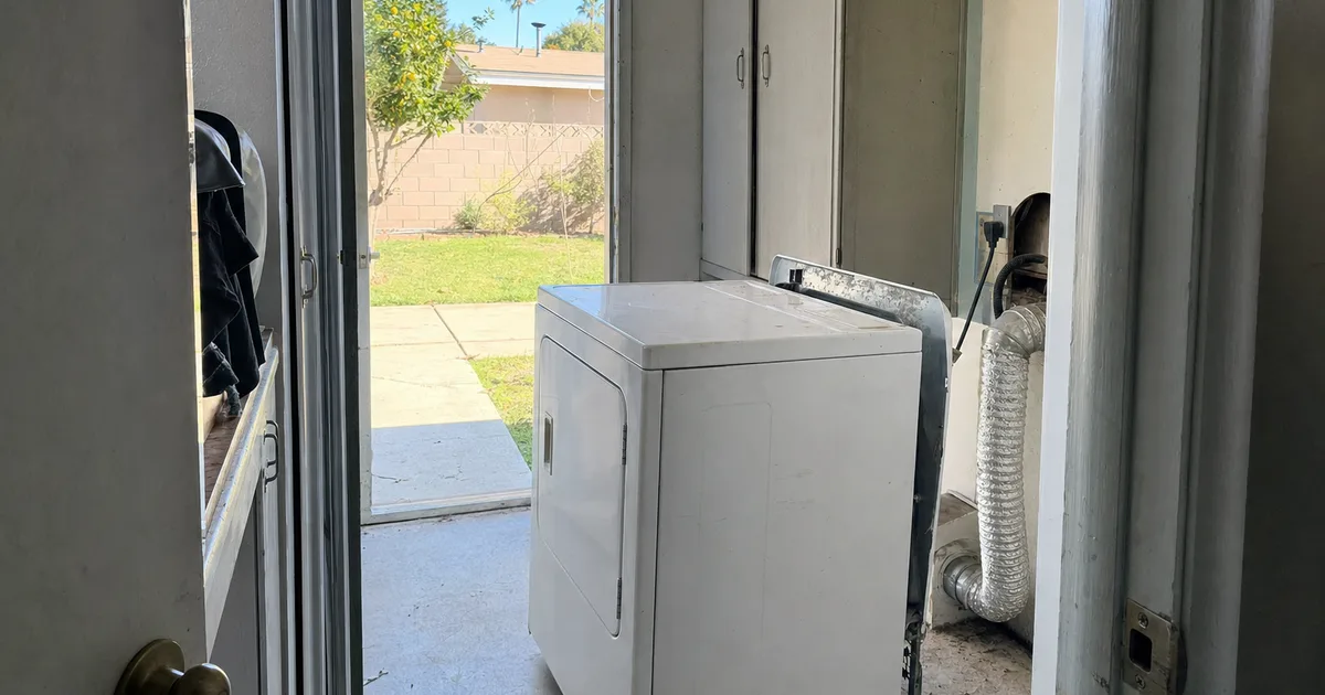 A Home Laundry Room Dryer And Vent — Milpitas, CA